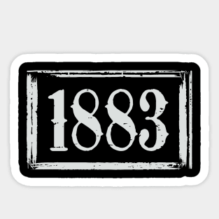 1883 Sticker